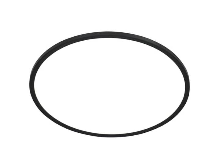 BRILONER - Plafonnier LED avec effet backlighte\, plafonnier LED Slim\, ultra plat\, température de couleur blanc neutre\, Ø48 cm\, noir