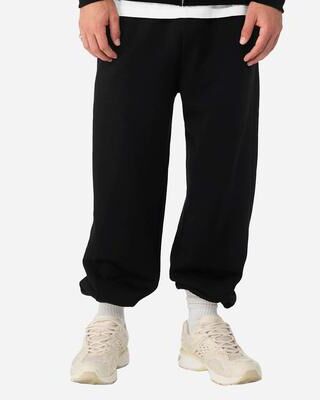 Bella + Canvas 3738 Sponge Fleece Sweatpant in Black size XS   Cotton/Polyester Blend