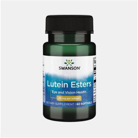 SWANSON LUTEIN ESTERS 20mg 60 SOFTGELS
