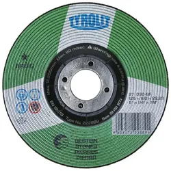 Schruppscheibe ø125 x 6 x 22,23mm gekröpft C30S BASIC Gestein