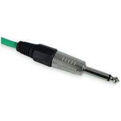 keepdrum Kabel GC-004 Grün Klinkenkabel Mono 9m 4 Stück (9 m), Audiokabel