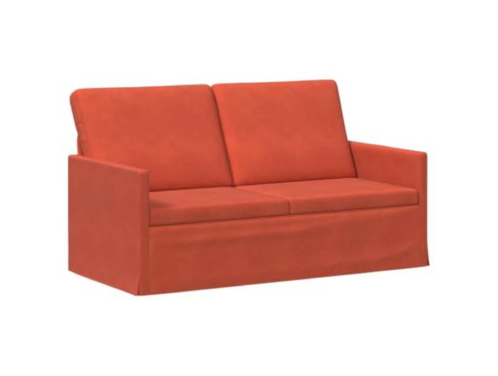 vidaXL 2-Sitzer Sofa Rot-Orange 150 x 81 x 82 cm Cordstoff Bietet dauerhafte Unterstützung und Zuverlässigkeit. Schaumkissen sorgen für überlegenen Komfort