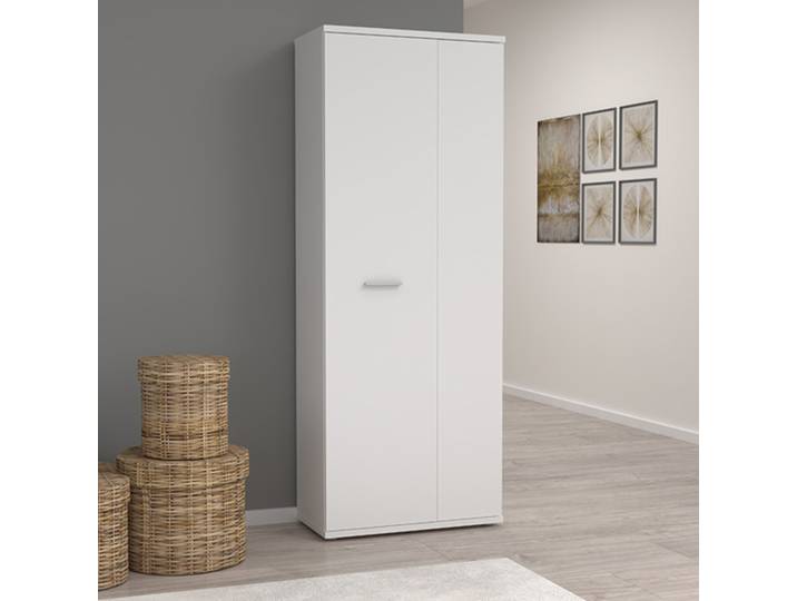 Armoire 2 portes Net 106 Blanc - Basika