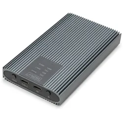DIGITUS NVMe Klonstation, NVMe, 20Gbits USB 3.2 Gen2, Aluminium, werkzeugfrei