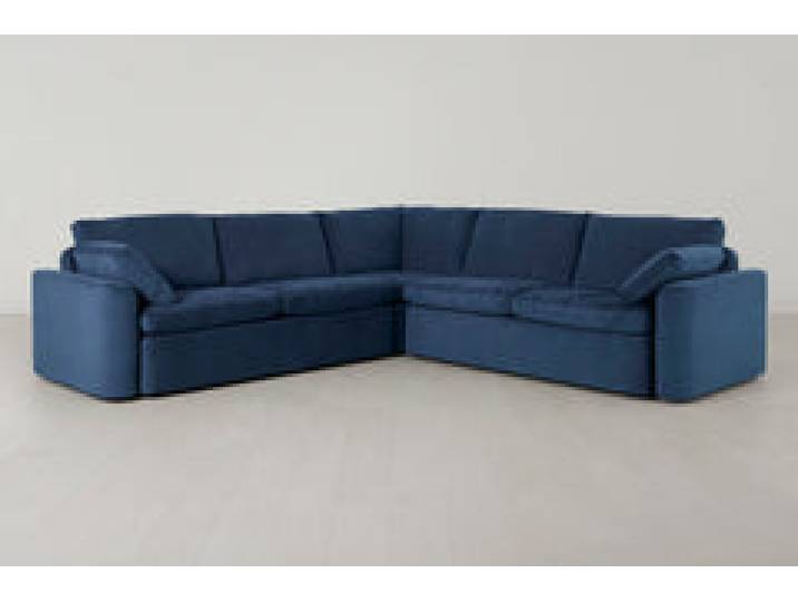 Model 13 Ecksofa, Blaugrün
