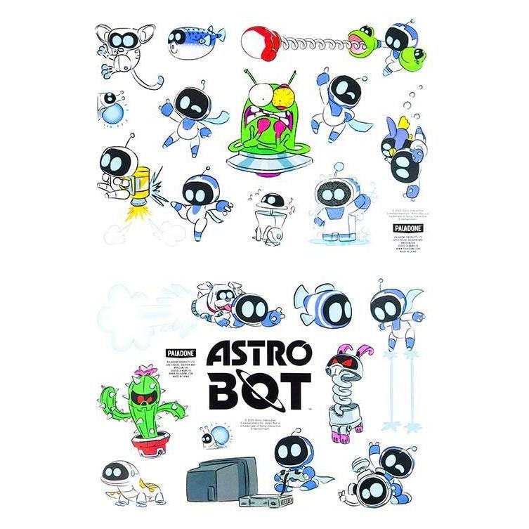 Paladone Products Astro Bot Vinyl Sticker Set Astro Bot (47 Sticker) (PP15479AB)