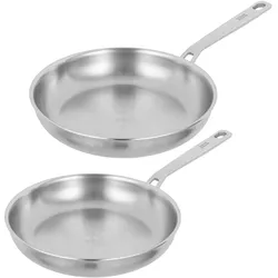 Kuhn Rikon Culinary Fiveply Set 3, Pfannenset + Topfset, Silber