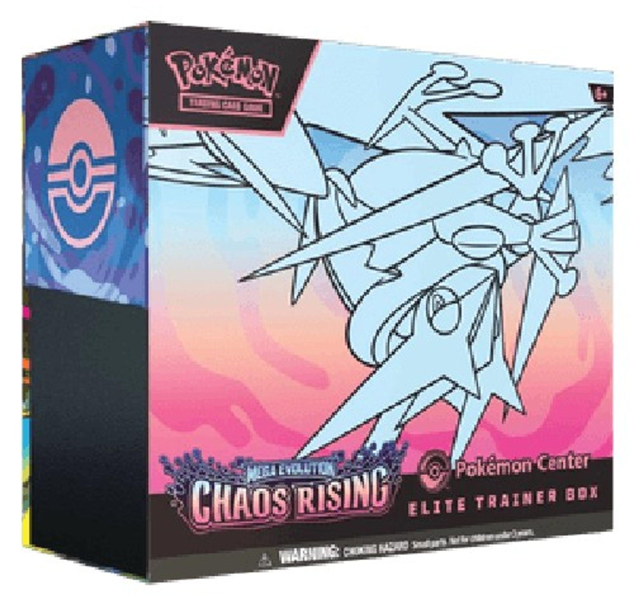 Pokemon Chaos Rising Pokémon Center Elite Trainer Box