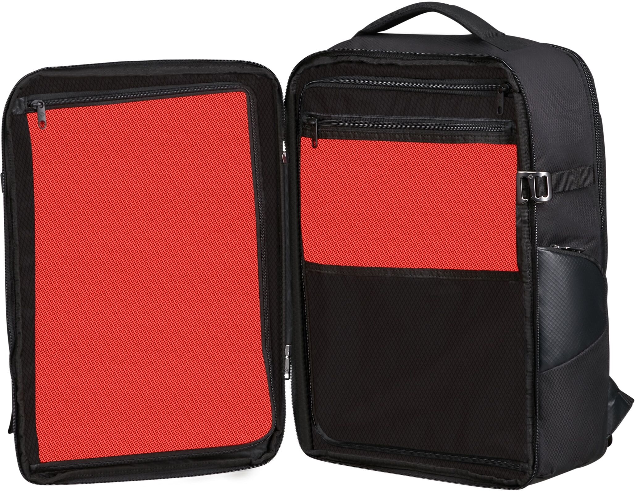 Reiserucksack SAMSONITE "ARMOX", Damen, Gr. B/H/T: 36cm x 48cm x 24cm, schwarz, Polyester, Rucksäcke Reiserucksack, Laptoprucksack Rucksack Freizeitrucksack Overnighter