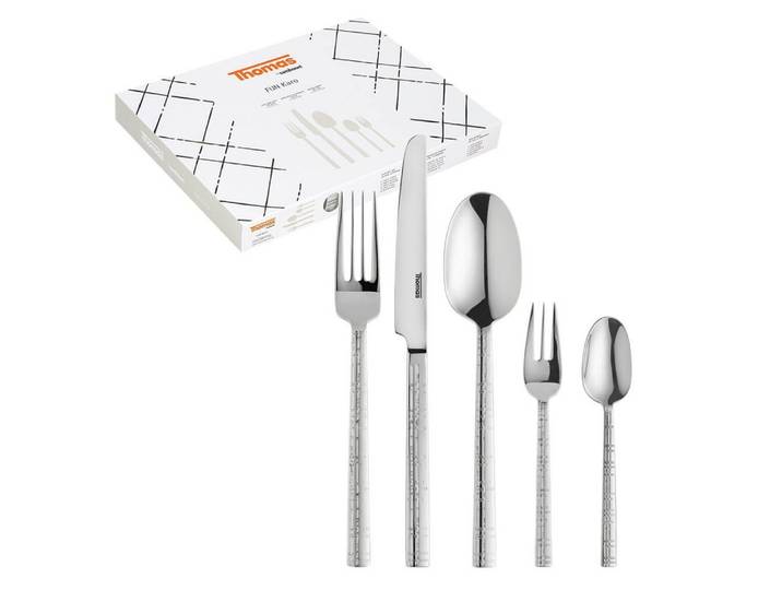 Thomas Porzellan Besteck-Set Thomas Besteckset Fun Karo 30-teilig, Edelstahl