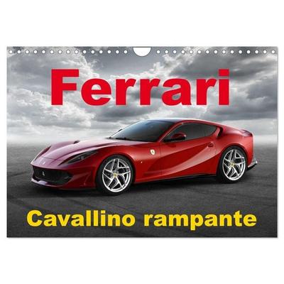 Cavallino rampante - Ferrari (Wandkalender 2027 DIN A4 quer), CALVENDO Monatskalender