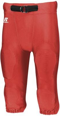 Russell Athletic F2562M Deluxe Game Football Pant in True Red size Small   Nylon/Spandex Blend