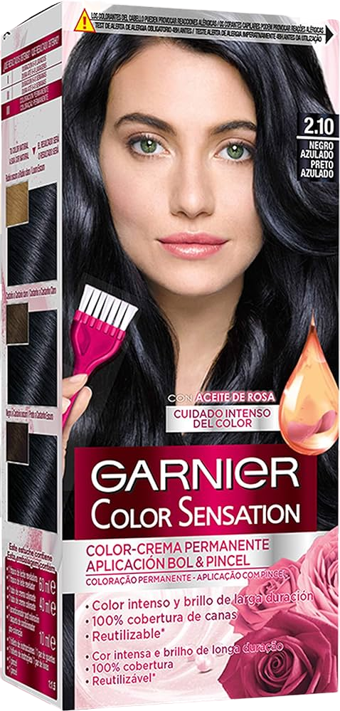 Garnier Color Sensation Permanent Color 2.10 Black Blue