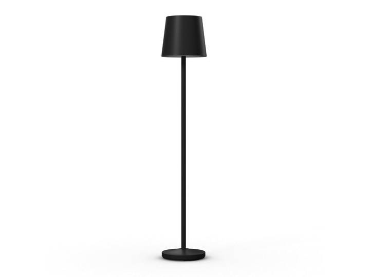 Ambia Garden Solarleuchte Strelizie, Schwarz, Metall, Kunststoff, rund, 149 cm, RoHS, Bsci, CE, mit Schalter, aufladbar über Usb, Ladeanzeige, Lampen & Leuchten, Außenbeleuchtung, Solarleuchten