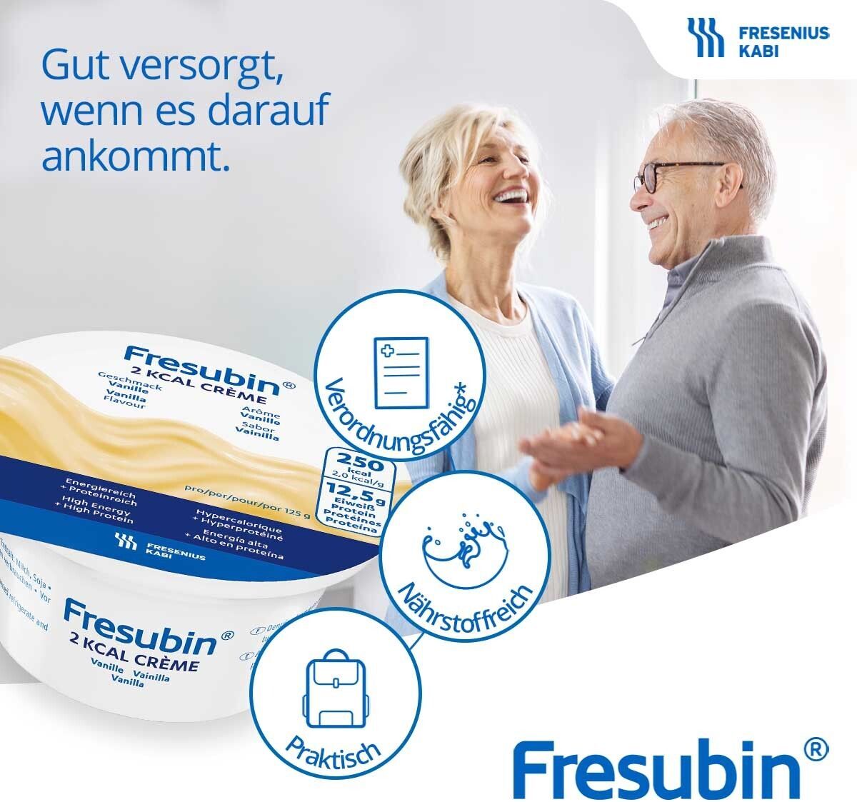Fresubin 2 kcal Creme Cappuccino im Becher 4x125 g Flüssigkeit