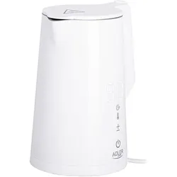 Adler AD 1345 electric kettle White, Wasserkocher, Weiss