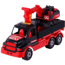 Polesie Cavallino Mammoth Torpedo Truck mit Bagger, 44,5