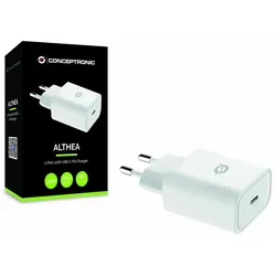 CONCEPTRONIC ALTHEA 1-Port 20W USB-C PD-Ladegerät weiß