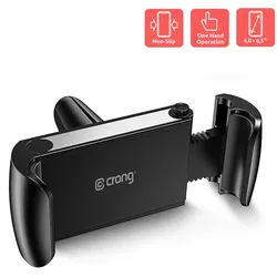 universell Smart- Autohalterung Crong – universell Autohalterung für das Handyy s úhlopříčkou 4"-6,5" (schwarz)