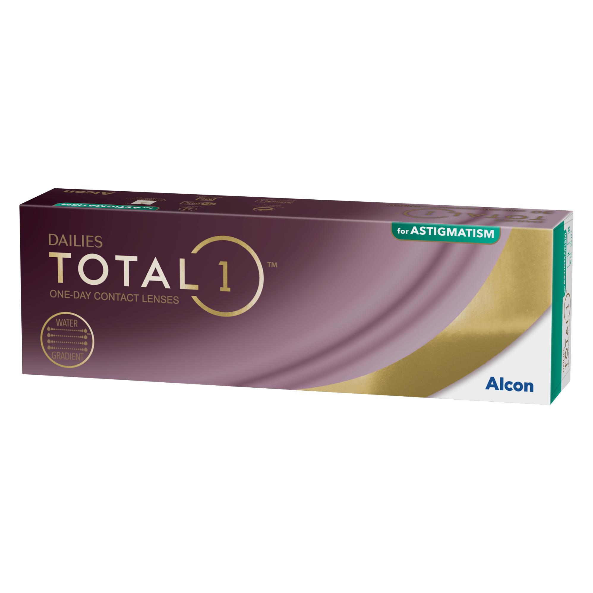 Dailies Total1 for Astigmatism (-0.5, Tageslinse, 30 Stk., Torisch) (25069893)