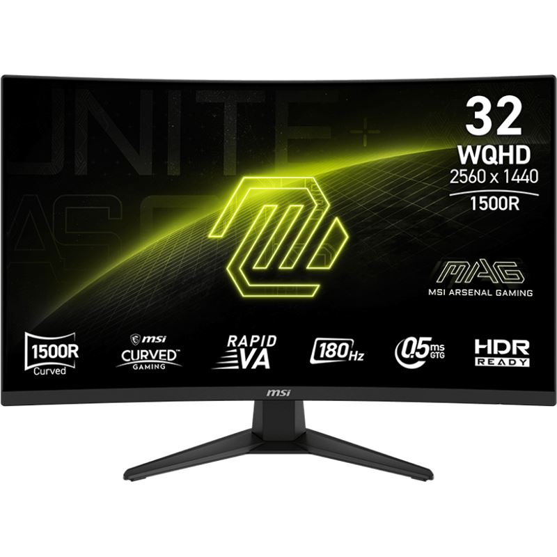 31,5" (80,01cm) MSI MAG 321CQFDE E18 schwarz 2560x1440 1xDisplayPort 1.4a / 2x HDMI 2.0b