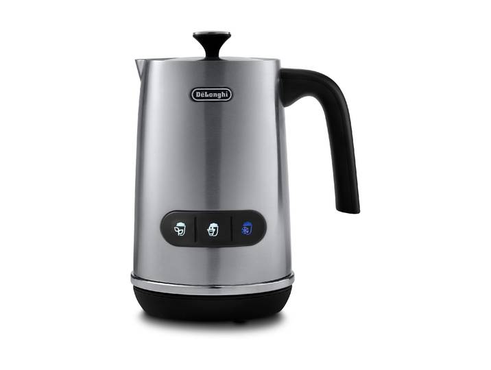 DE'LONGHI Milchaufschäumer LatteMix EMF3.M , schwarz (schwarz, silberfarben), B:19,5cm H:17cm T:11,5cm, Milchaufschäumer, Milchaufschäumer