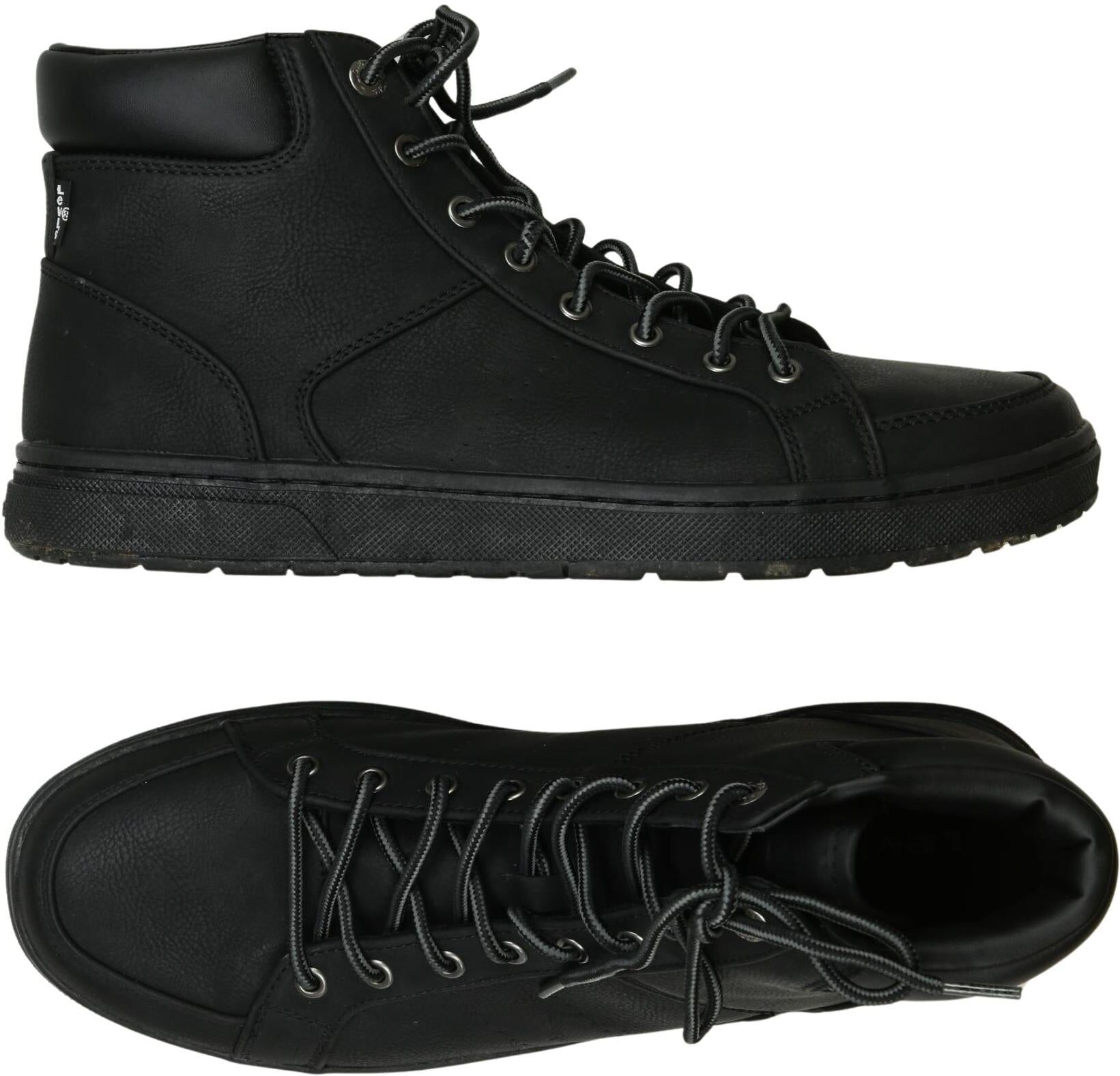 Levis Herren Stiefel, Schwarz, Gr. EU 44, Kunstleder - Second Hand