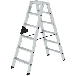Munk Stehleiter 40228 beidseitig 2x6 Stufen
