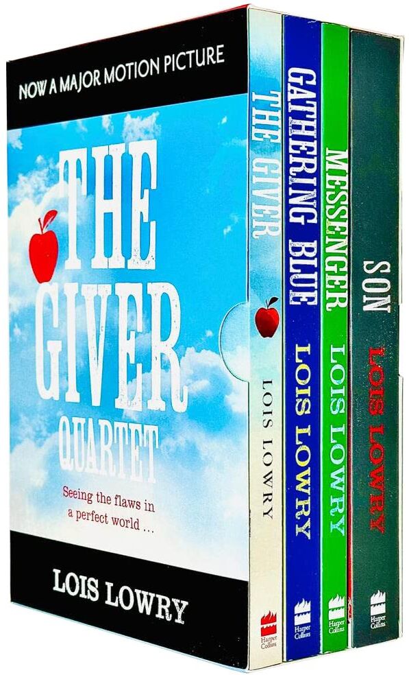 HarperCollins Children's Books The Giver Quartet by Lois Lowry - Complete 4 Books Paperback Box Set - Ages 9-12 - Newbery Medal-Winning Dystopian Series