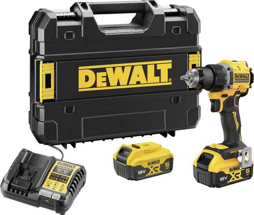 DEWALT DCD794P2T-QW DCD794P2T-QW Akku-Bohrschrauber 18V 5Ah Li-Ion inkl. 2. Akku, inkl. Ladegerät, inkl. Koffer