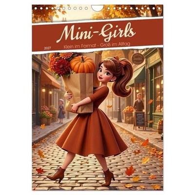 Mini-Girls (Wandkalender 2027 DIN A4 hoch), CALVENDO Monatskalender