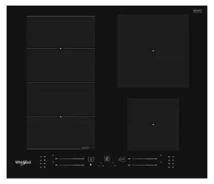 Whirlpool WF S4160 BF inductiekookplaat met 4 zones, zwart, 59 cm