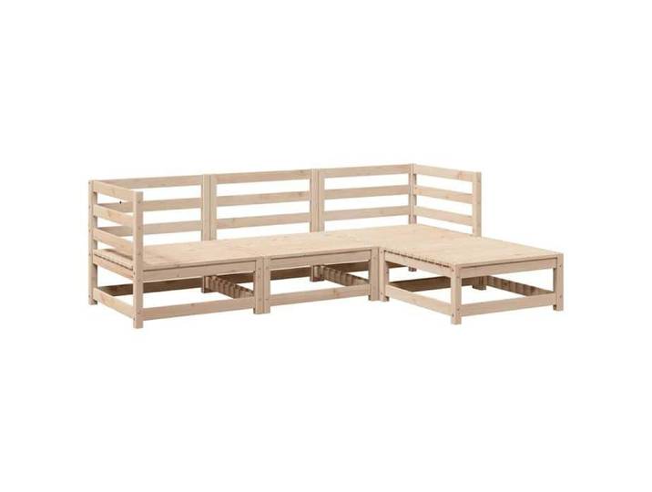 Luxe&Mode Salon de jardin 4 pcs bois massif de pin 2 ans garantie LV8472