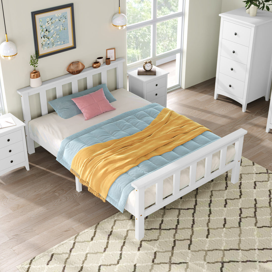 Rosalind Wheeler Ayrshire Bed White Single (3')
