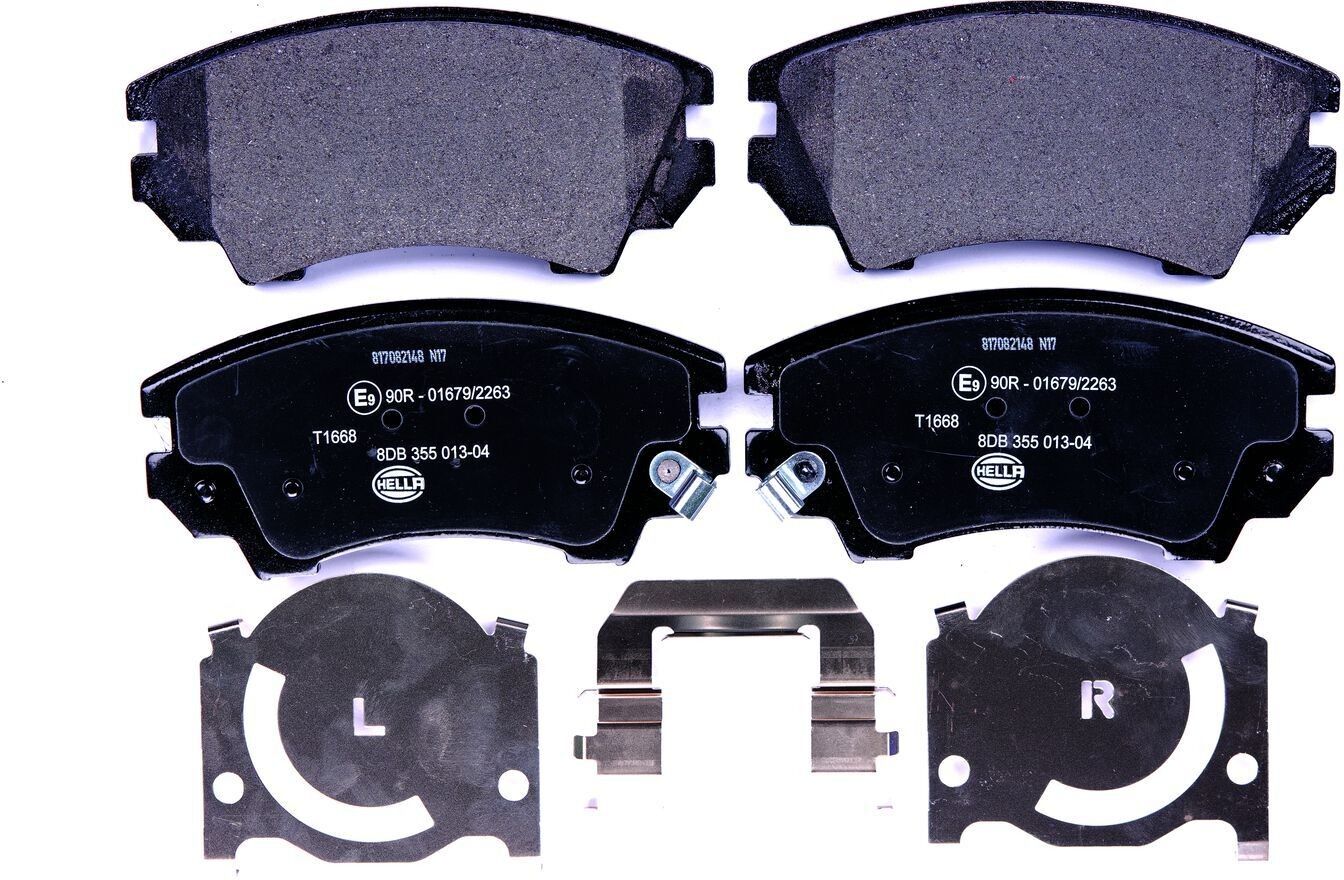 HELLA 8DB 355 013-041 Brake pad set