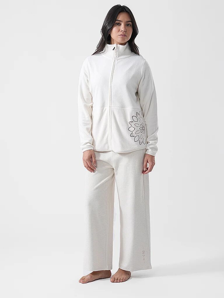 SPIRIT OF OM Damen Yoga Fleecejacke Mena creme   S W