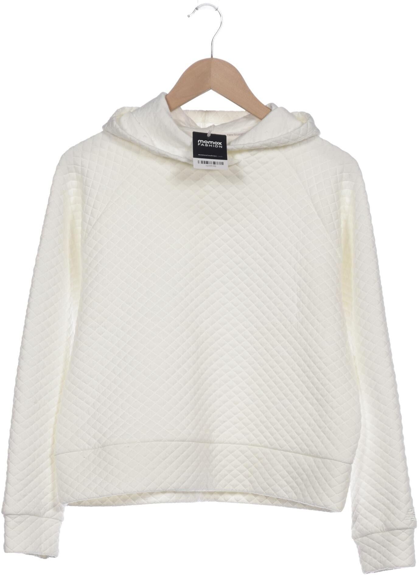 New Balance Damen Kapuzenpullover, Cremeweiß, Gr. M, kein / Etikett - Second Hand