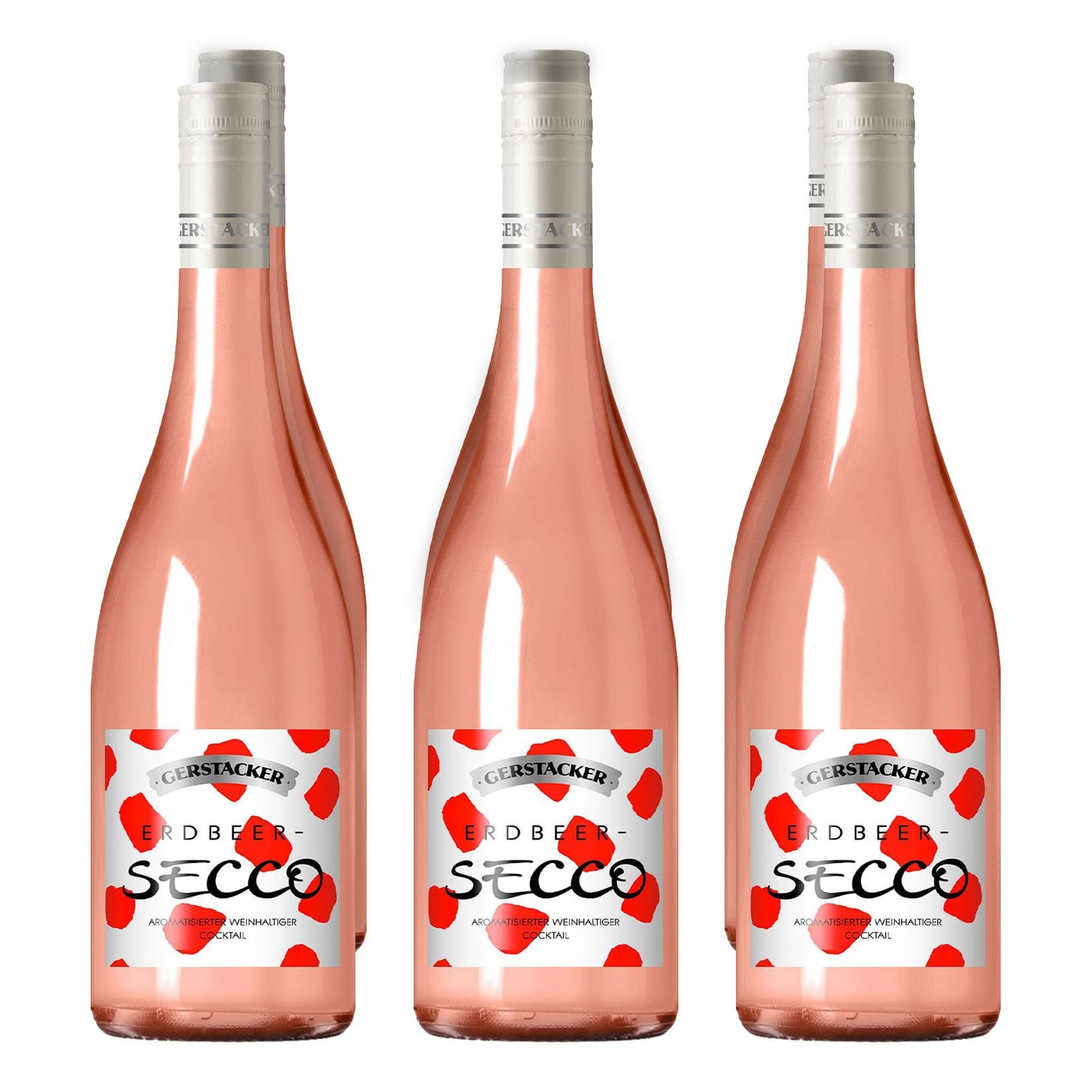 Gerstacker Fruchtsecco Erdbeer 5,0 % vol 6 x 0,75 Liter