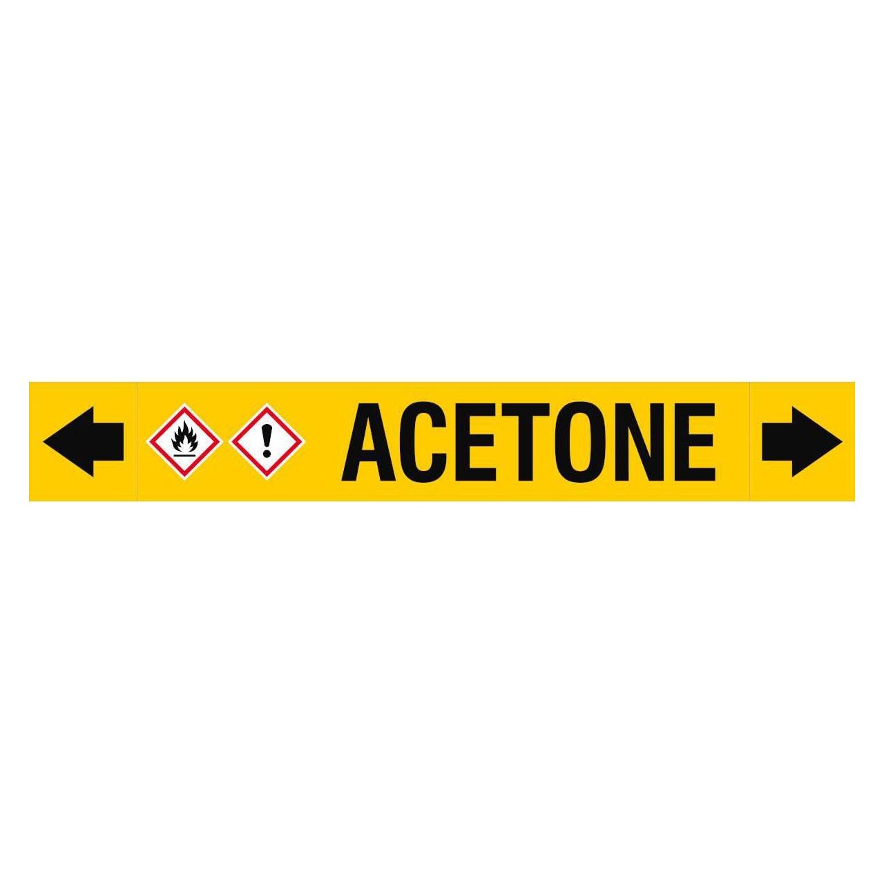 Brady ASME - Rohrmarkierer - Acetone (ASMEPM-100X690MM-ACETONE)