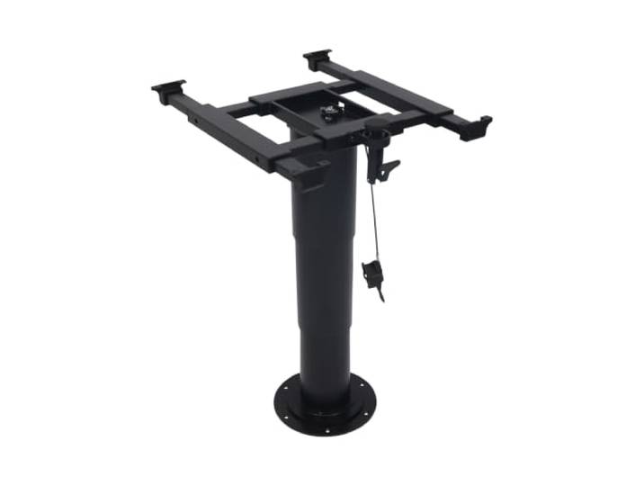 Tischbeine Höhenverstellbar,34-74cm Pneumatisches Tischbein 360° Drehung Vier-Wege-Schieben Pneumatischer Lift RV Tischbein 15cm Gleitweg RV Tisch basis,für Wohnwagen, Studios, Balkonen
