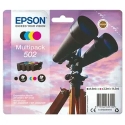 Epson 502 (C13T02V64010) - 4-farbig - Druckerpatrone - Multipack