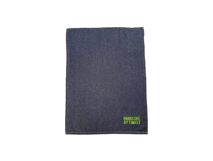 Geschirrtuch PAD Denim Hardcore Optimist , blau, B:70cm L:50cm, Geschirrtücher, Geschirrtuch