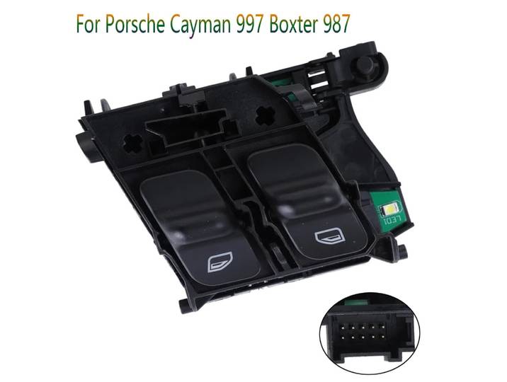 Interrupteur de fenêtre électrique pour Porsche Cayman 997 Boxter 987, lève-vitre du conducteur, bouton régulateur de commande, accessoires de voiture