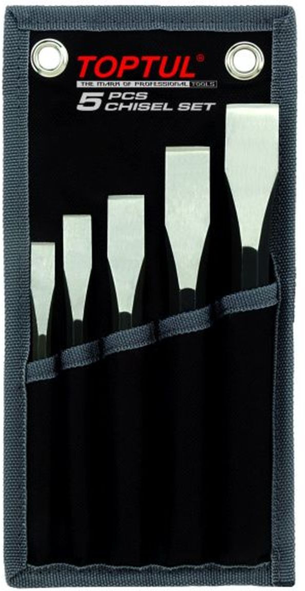 Conjunto de ferramentas 5 pcs, cinzéis TOPTUL 5St.