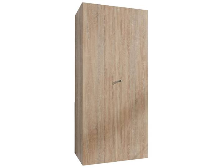 XORA Kleiderschrank mit Schloss MULTIRAUMKONZEPT, Eiche sägerau/sonoma, Holznachbildung