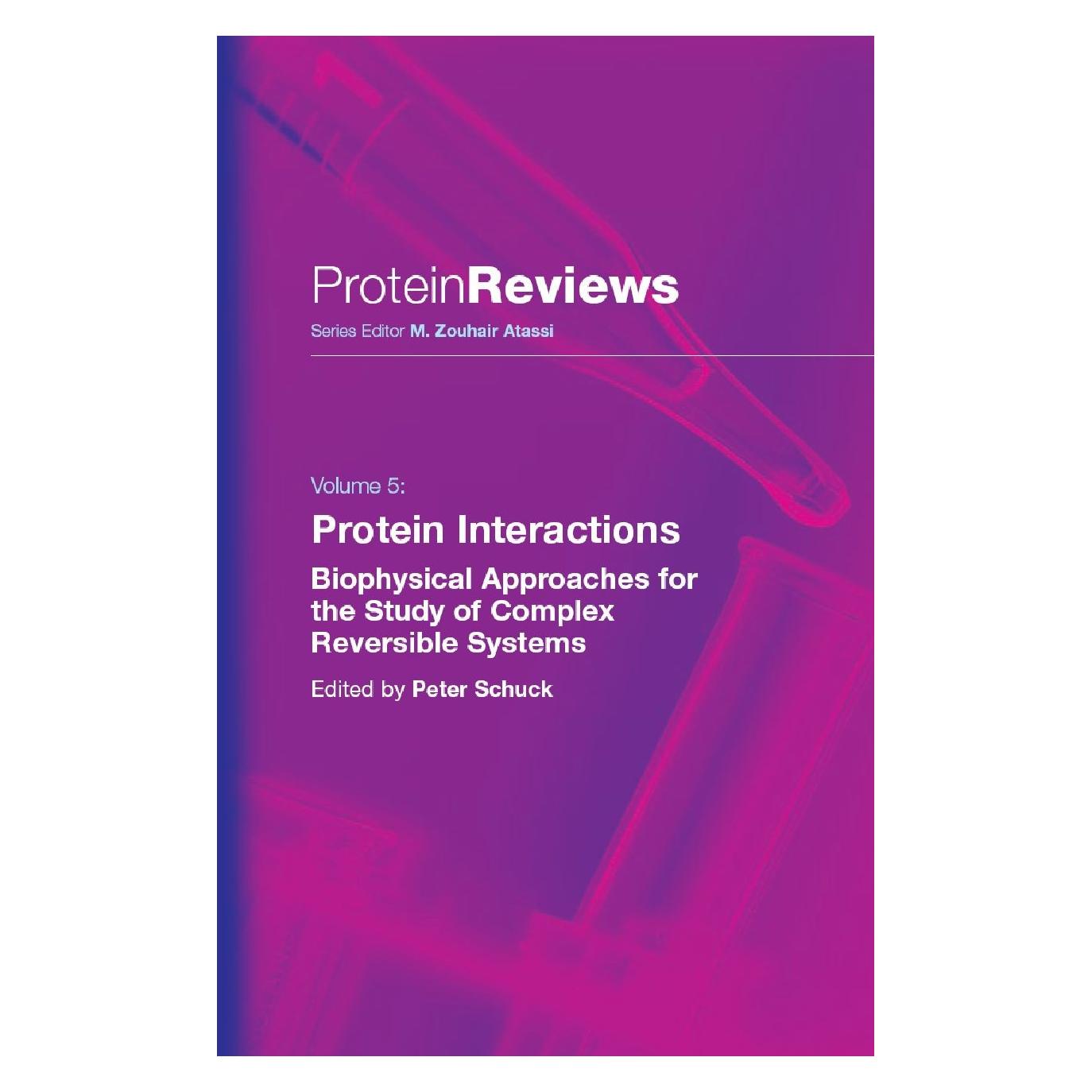 Springer Protein Interactions (Englisch, Hardcover, Peter Schuck) (9780387359656)