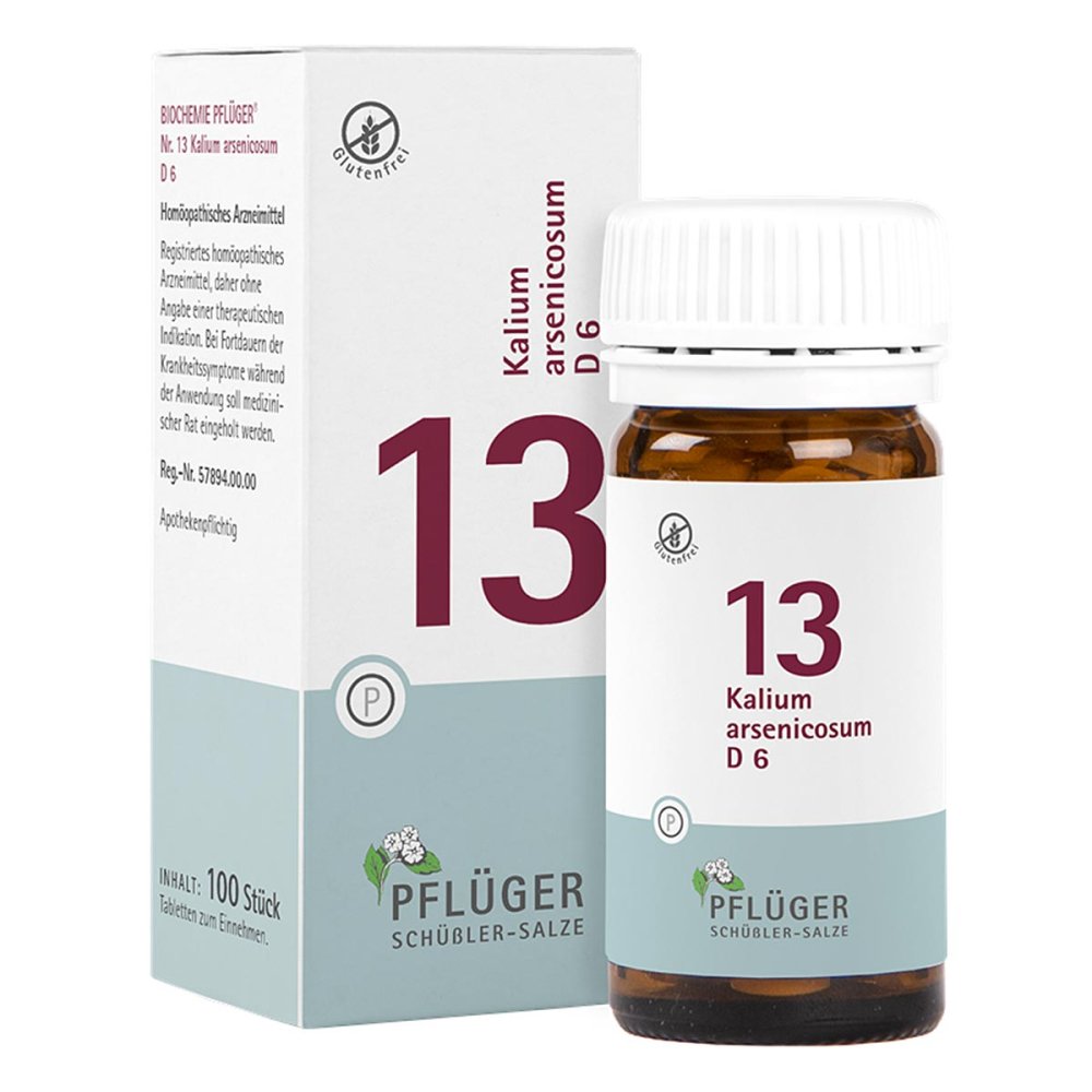 Homöopathisches Laboratorium Alexander Pflüger Gmb Schüßler-Salze Biochemie Pflüger 13 Kalium arsenic.D 6 Tbl. 06321188