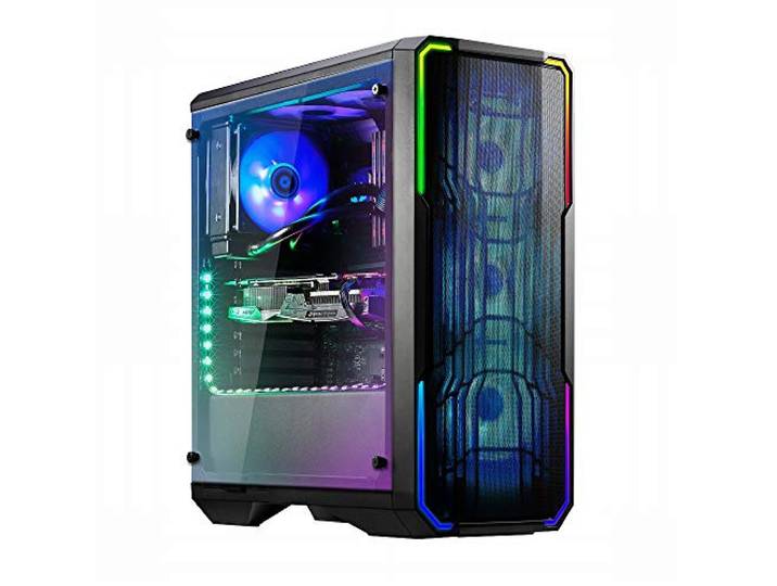 BITFENIX Enso Mesh RGB middentoren ATX behuizing met glazen paneel (zwart)