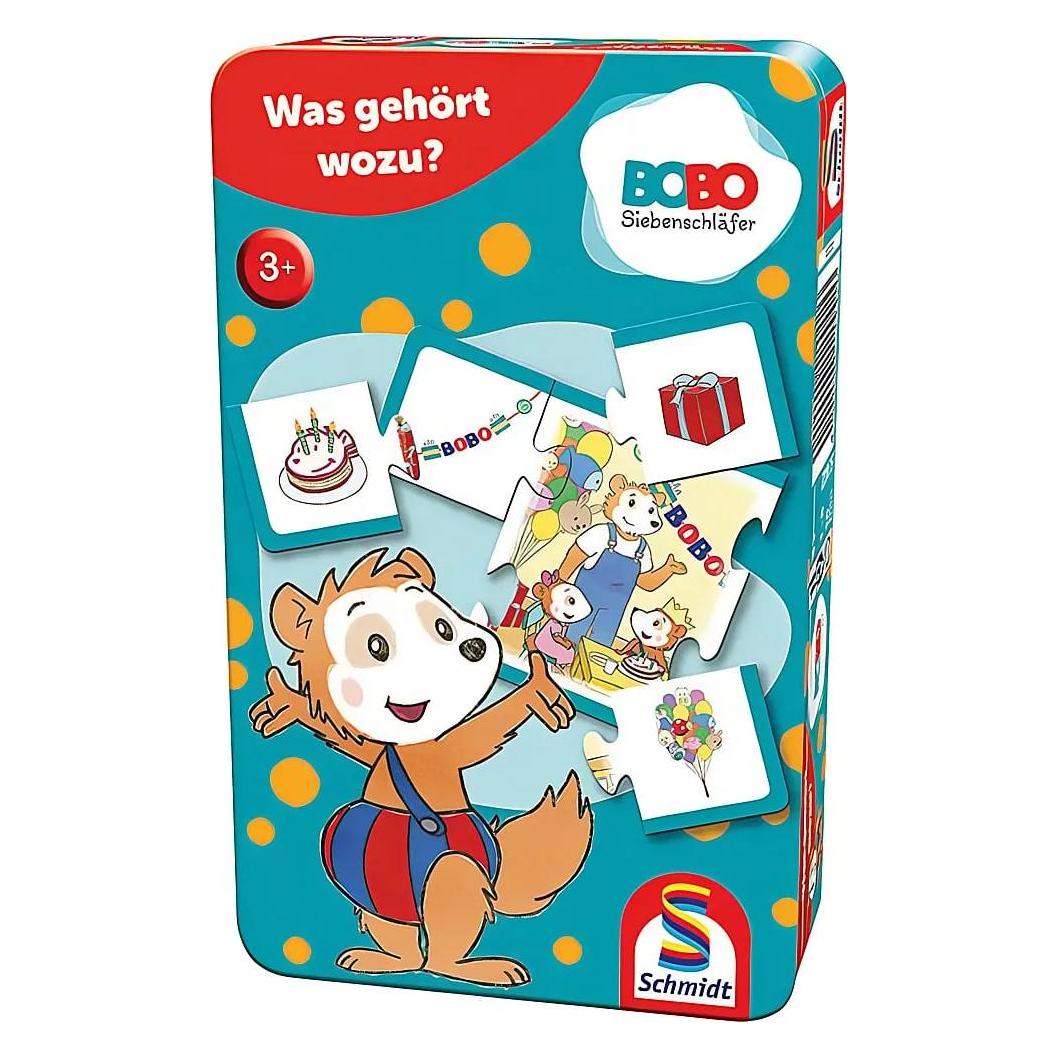 Schmidt Spiele Was gehört wozu Metalldose (Deutsch, 1 - 6 Spieler) (51442)