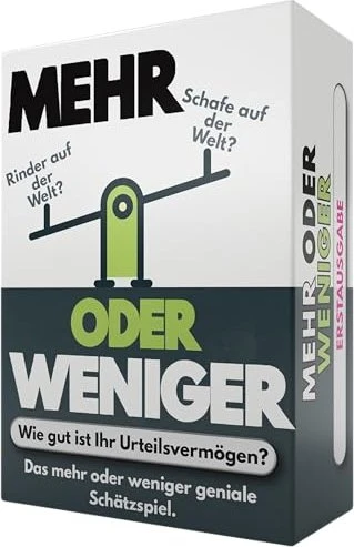 Mehr oder weniger, Quizspiel